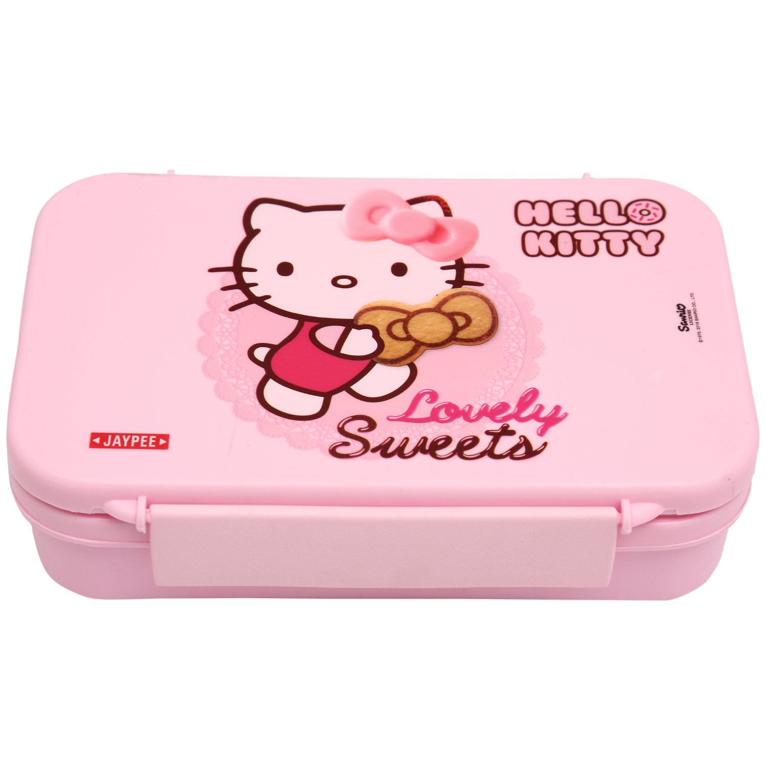Jaypee Plus Insteel Senior Hello Kitty Lunch Box (850 ml, Pink
